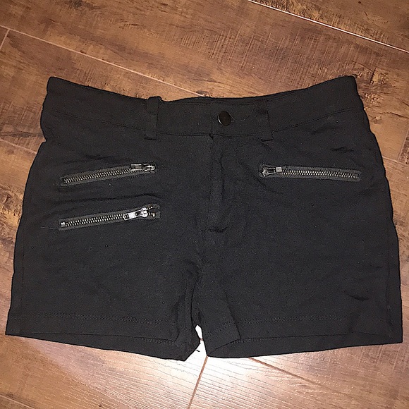 Edgy Black Shorts - Picture 1 of 1